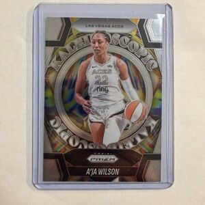 🔥A'ja Wilson Las Vegas Aces Prizm Basketball Card - Kaleidoscopic